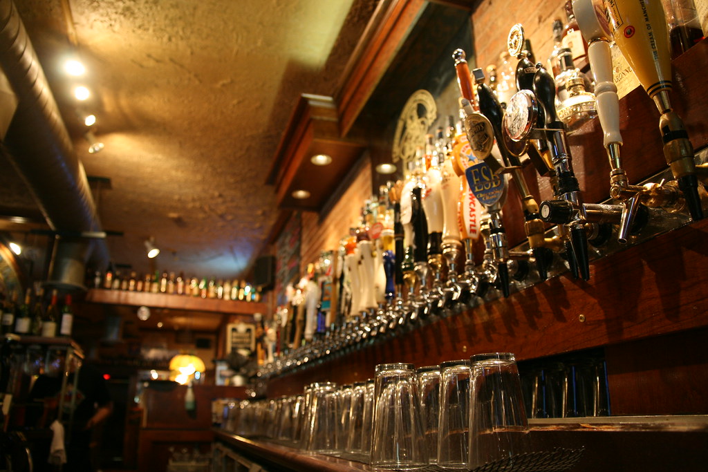 At Ashley's Beer taps at Ashley's Restaurant & Pub in Ann … Flickr
