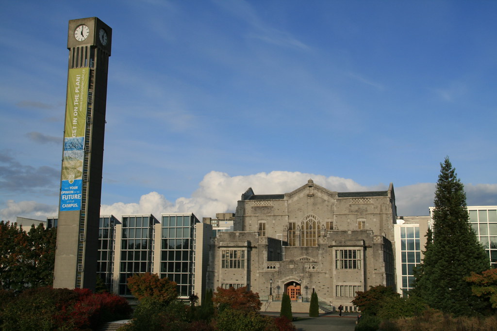 clock tower & irving k barber centre main library มุก Flickr