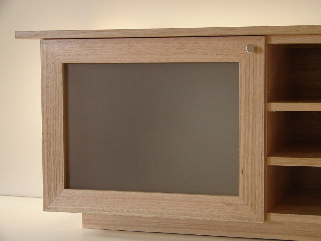 Oak Plasma TV Unit Glass door Idea at Port Elliot Flickr