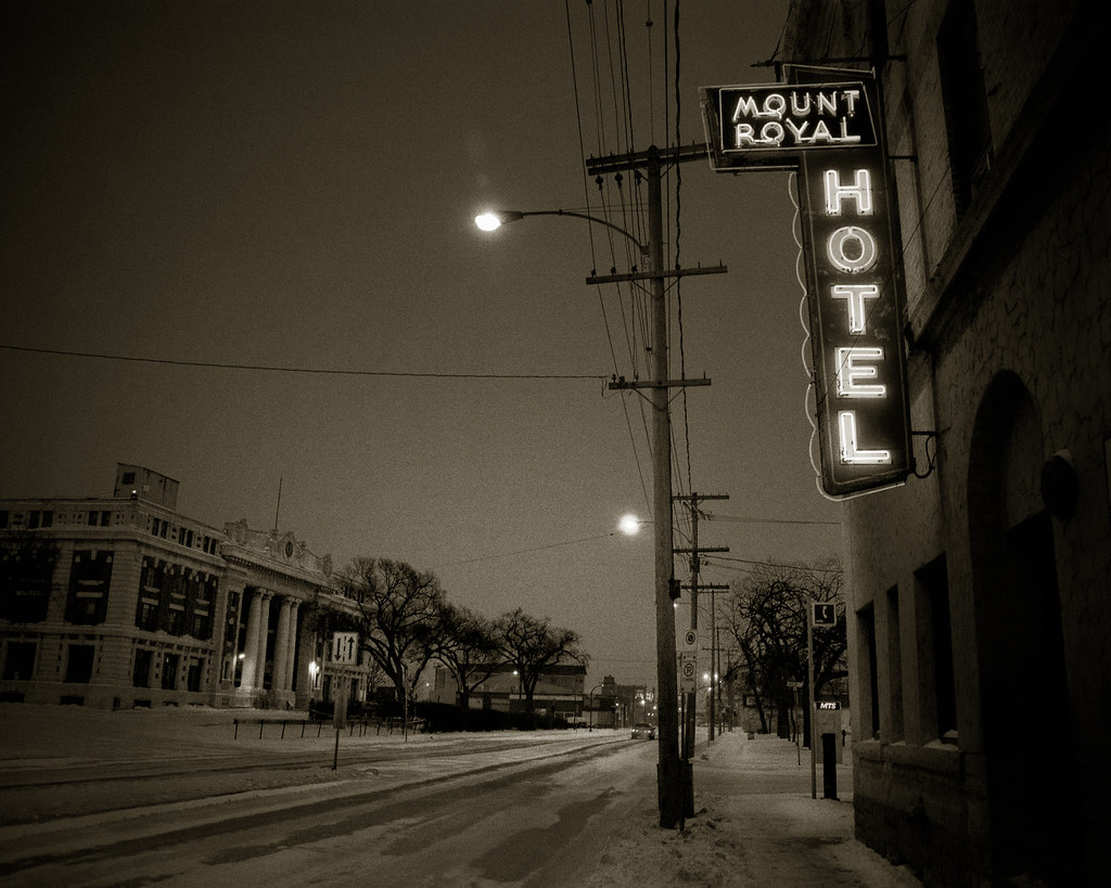 Mount Royal Hotel Higgins Avenue, Winnipeg, Manitoba. Bryan Scott Flickr