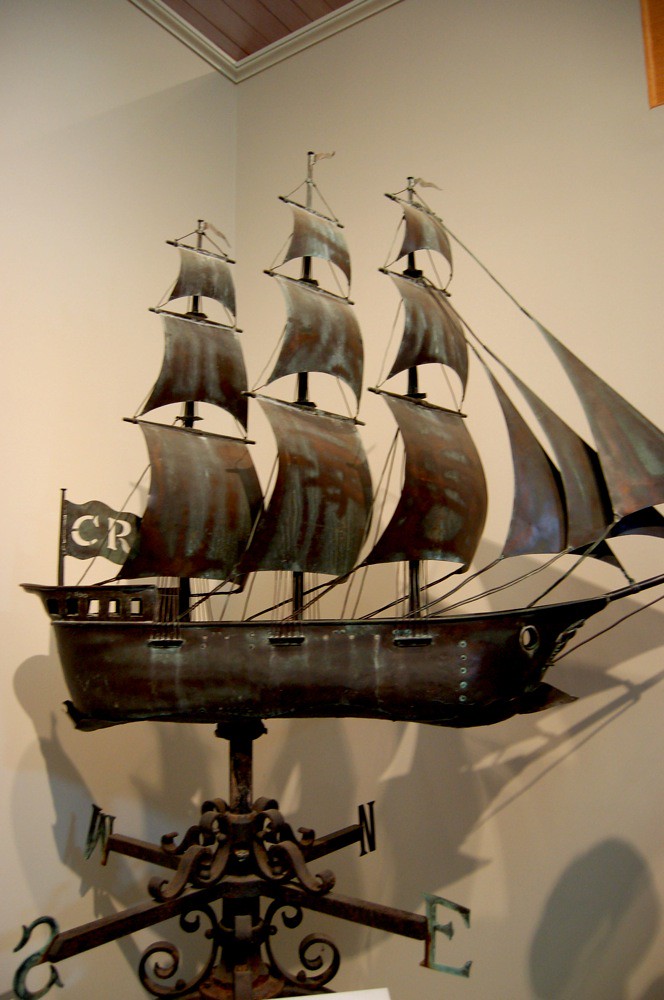 Huge Ship Weathervane At the Maine Maritime Museum in Bath… Flickr