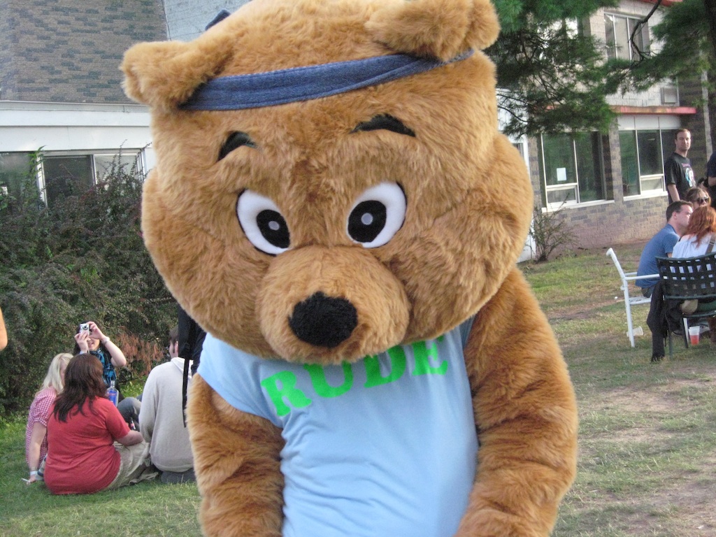 Kanye West Yes, Kanye West was in this bear costume. Don't… Flickr