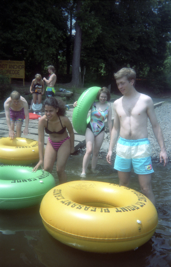 Tubing Ready to set off for our journey down the Delaware … Flickr