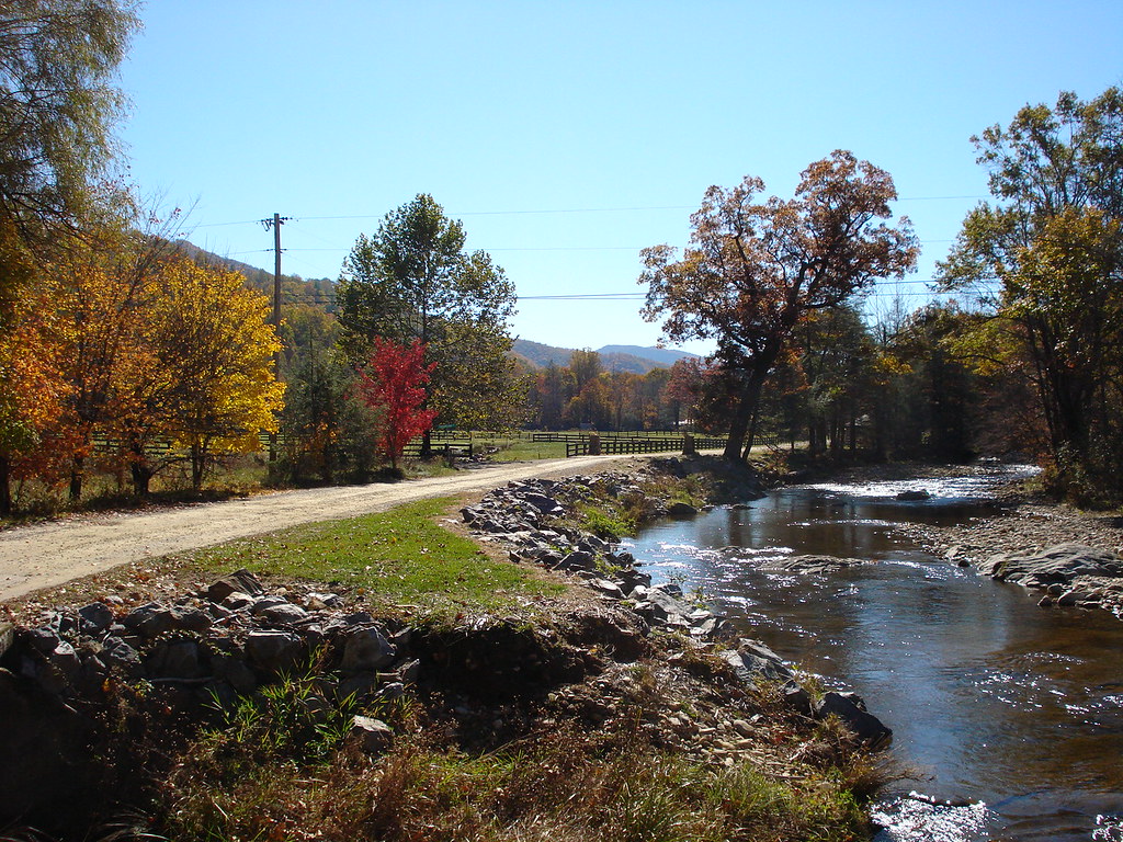 Asheville Farm A creek along a farm just outside of Ashevi… John