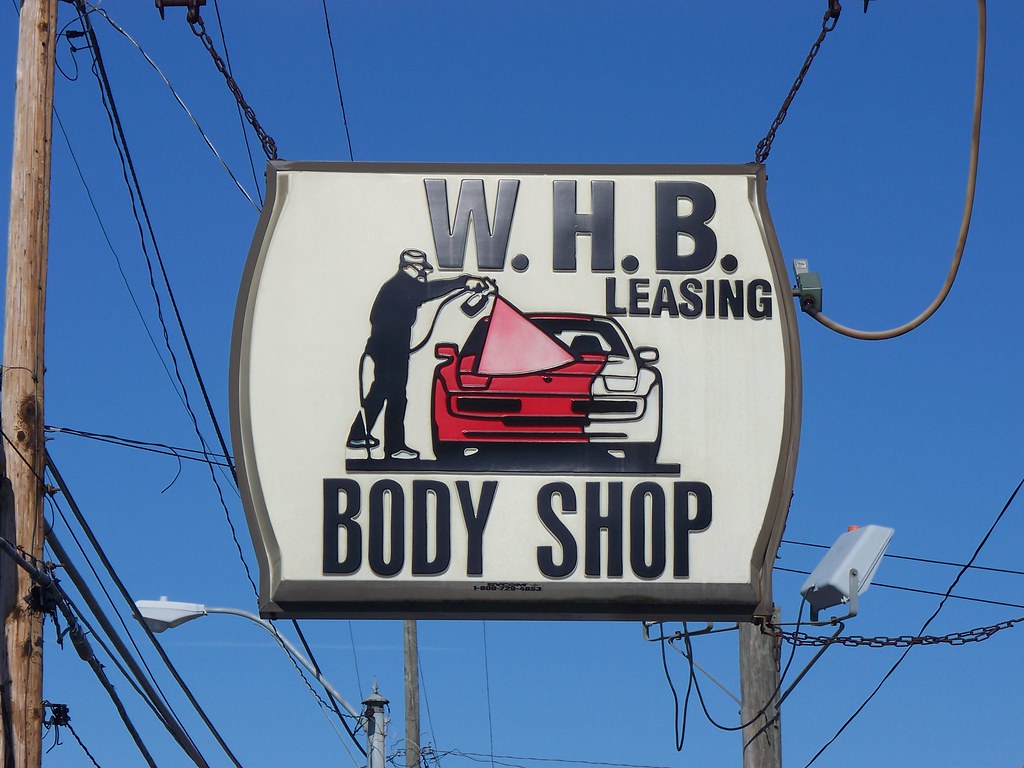 OH WHB Body Shop Plastic vacuform sign for… Flickr