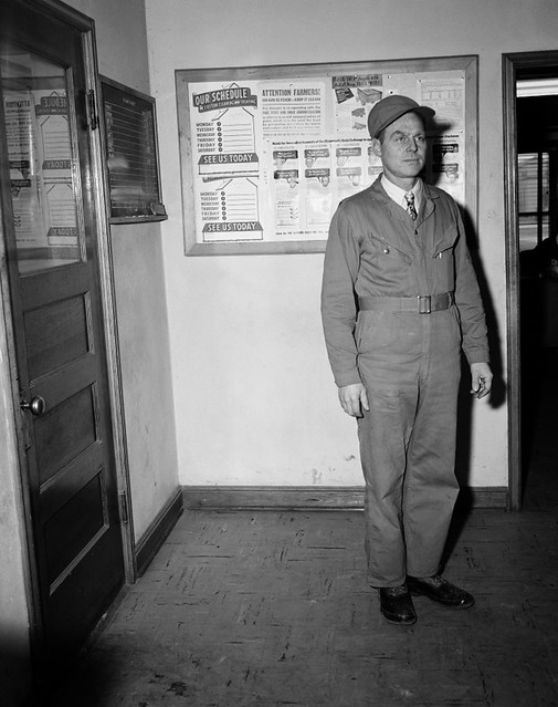 Employee at the Farmer’s Elevator in Rugby, North Dakota c… Flickr