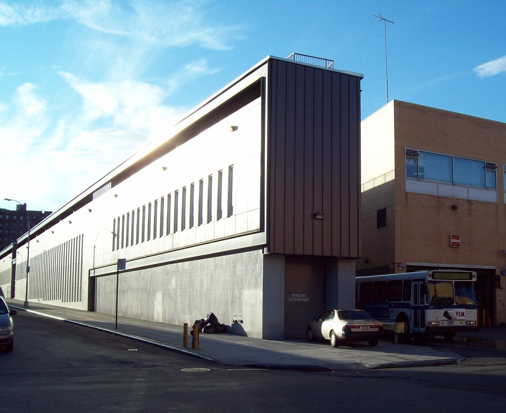 MTA Bus Garage, Inwood NYC Joe Frisino Flickr