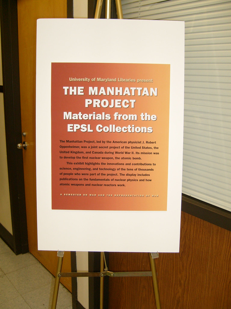 The Manhattan Project Materials from the EPSL Collection Flickr