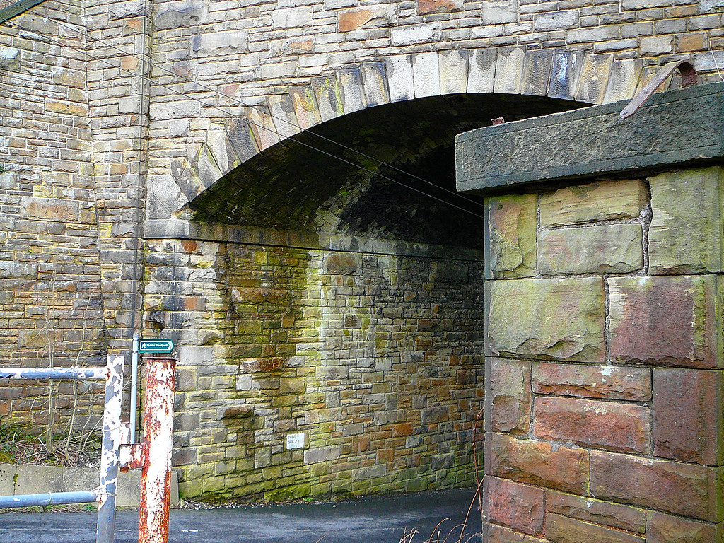 Railway Bridge at Queensbury Station Tim Green Flickr
