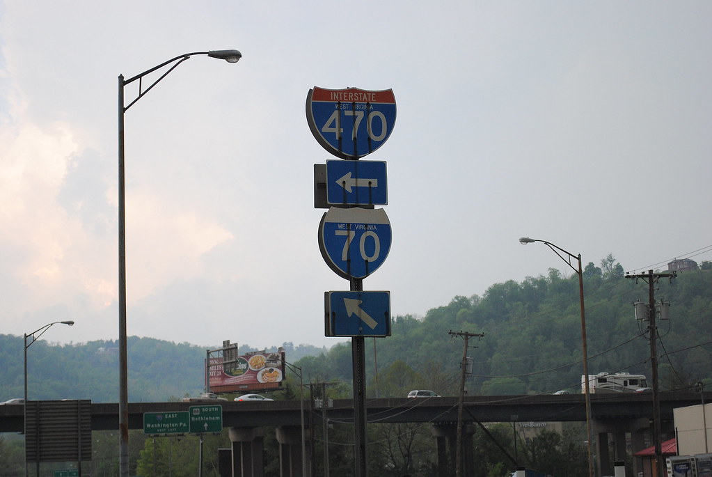 US 40 I70 Elm Grove, WV Oldish shields at the US 40/I… Flickr
