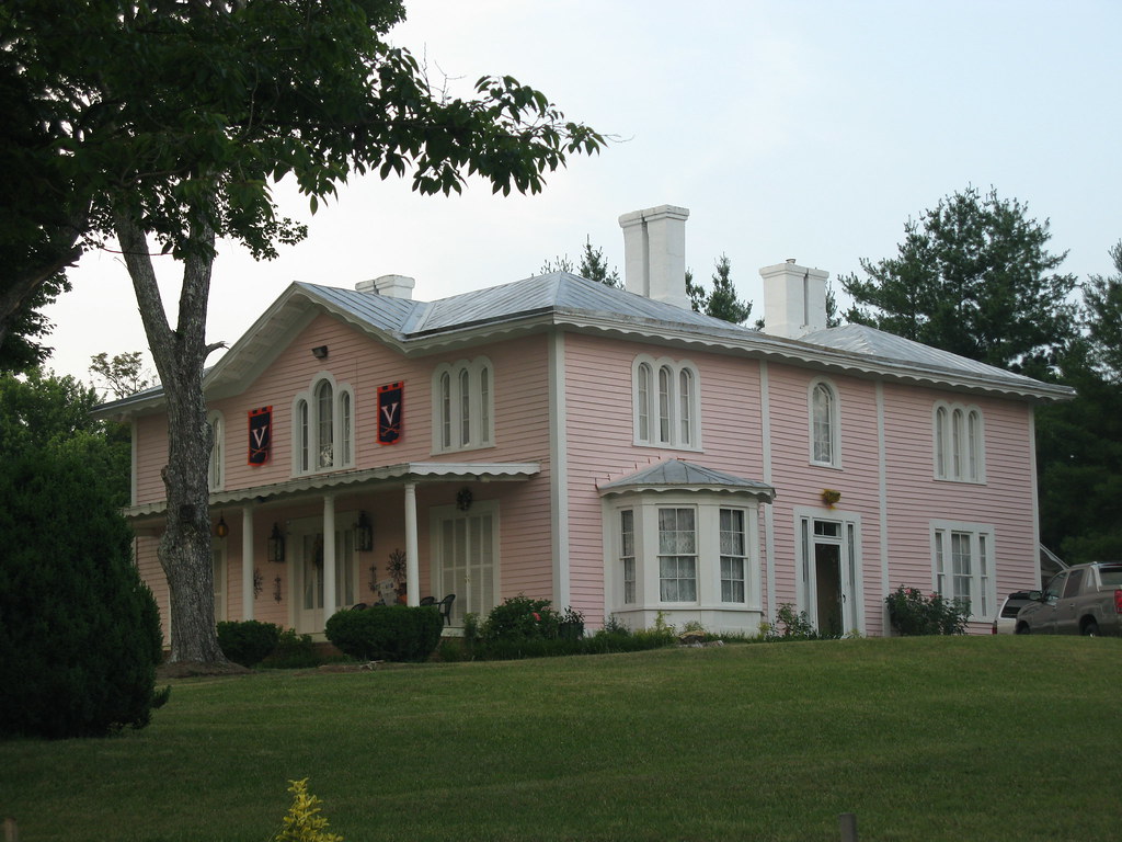 The "Pink" House on Penn Store Road, in Spencer, Va. This … Flickr