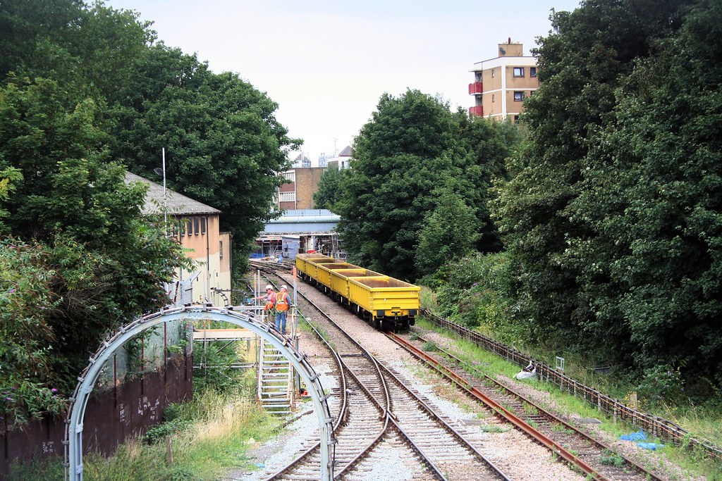 East London Line construction work Deptford Road Junction … Flickr