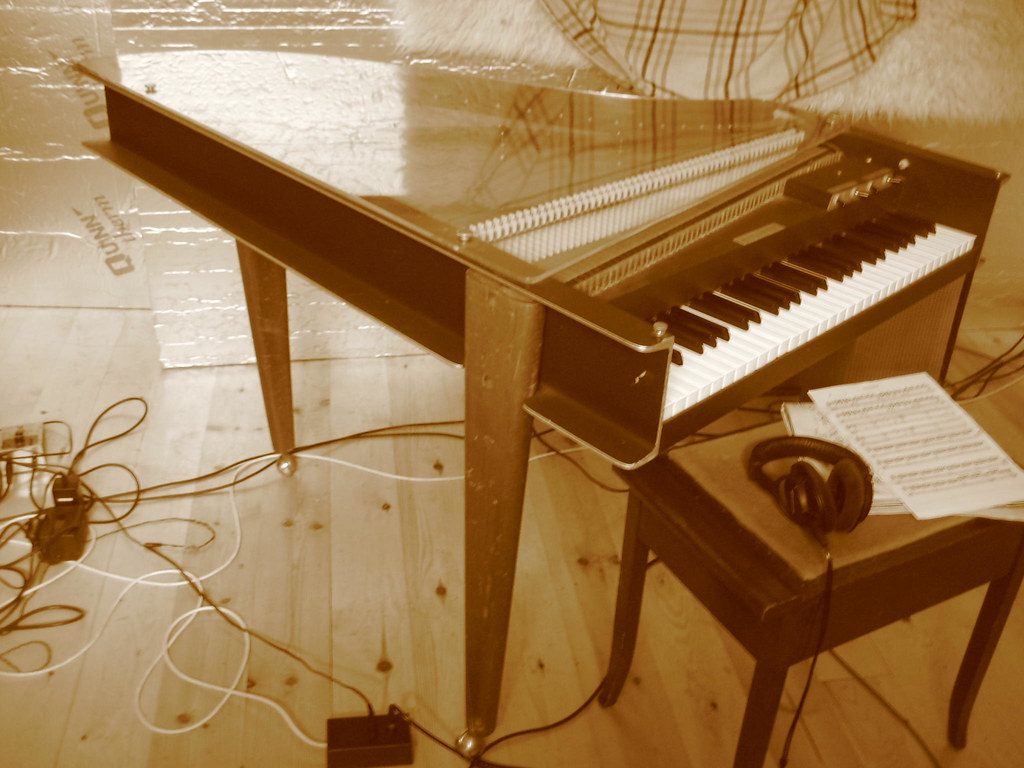 Electric harpsichord Ged Hawksworth Flickr