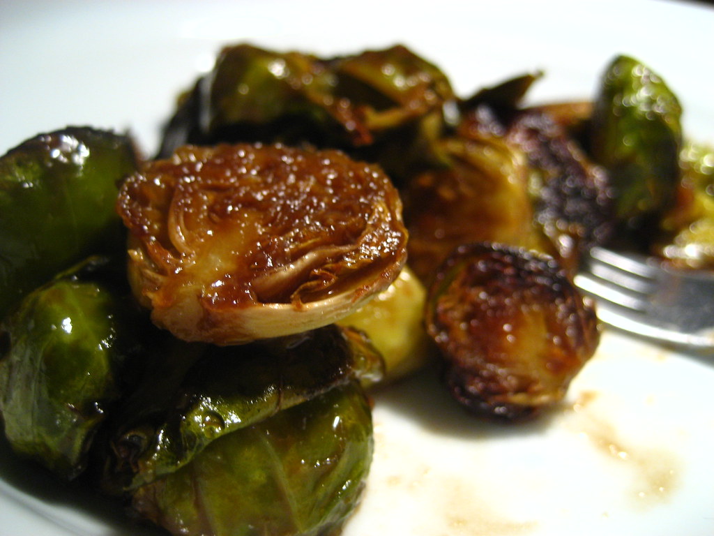 tasteme roasted brussels sprouts with a blue cheese balsam… Flickr