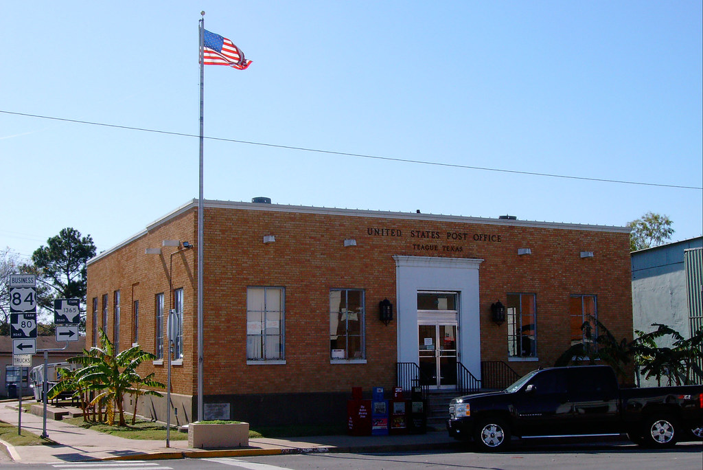 Post Office 75860 (Teague, Texas) Built in 1935 The name o… Flickr