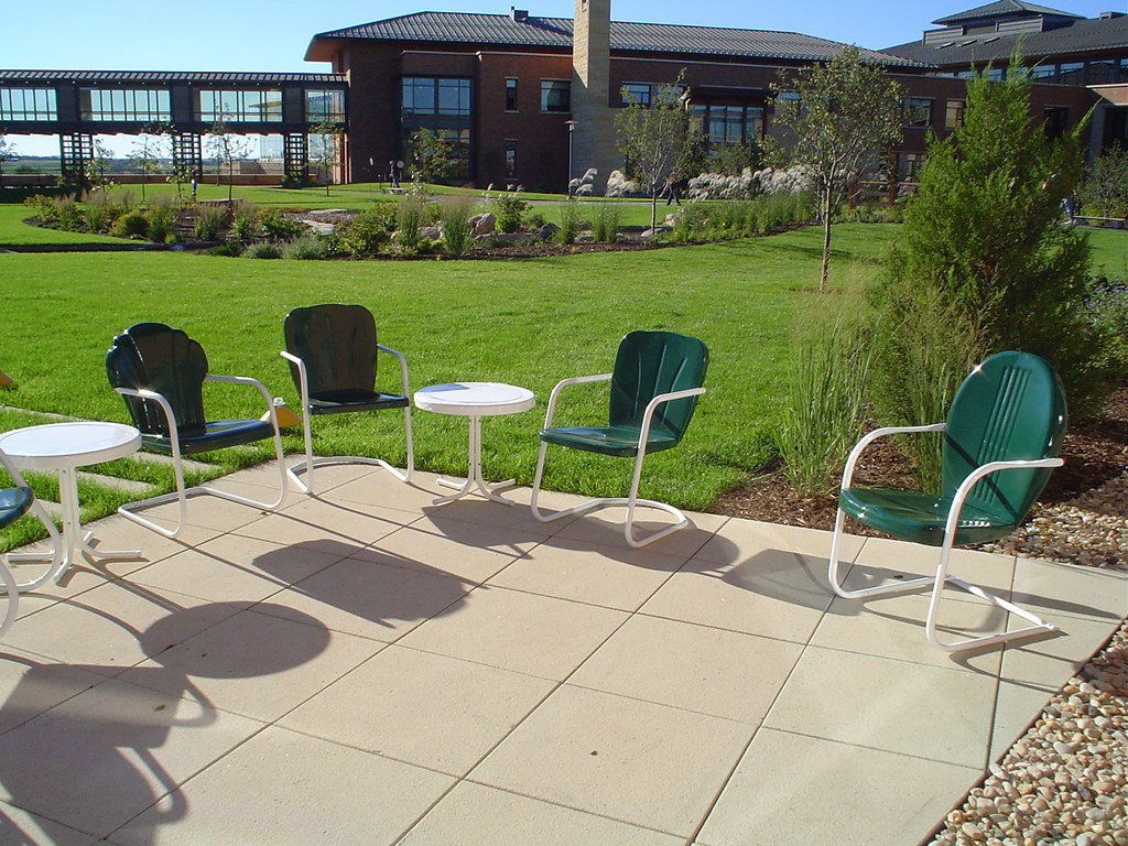 Chairs from the Petal Patch at Epic Antique metal motel ch… Flickr