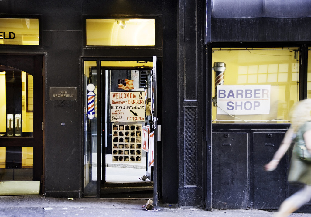 Downtown Barbers, 1 Bromfield Street, Boston, Massachusett… Flickr