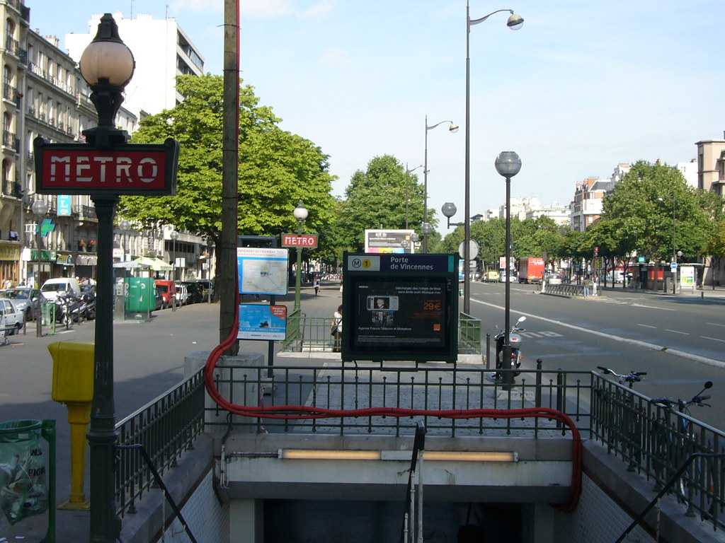 Metro Porte de Vincennes Metro line 1 Ted Drake Flickr