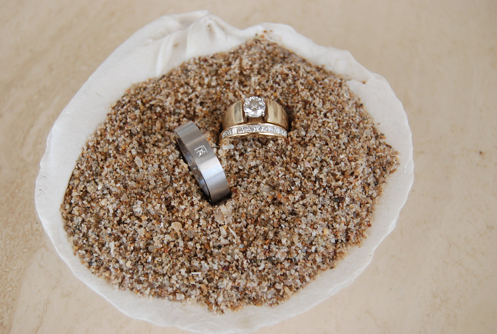 0020 Wedding Rings in Sand and Shell sdobie Flickr