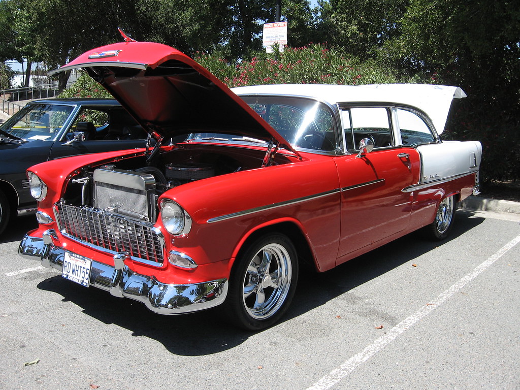 1955 Chevrolet Bel Air American Iron Car Show at Pleasant … Flickr