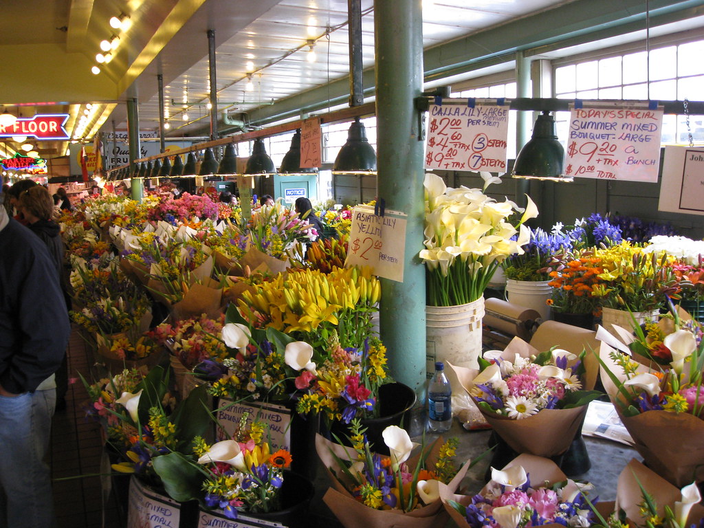 The whole hall smelled of fresh fruits and flowers Flickr