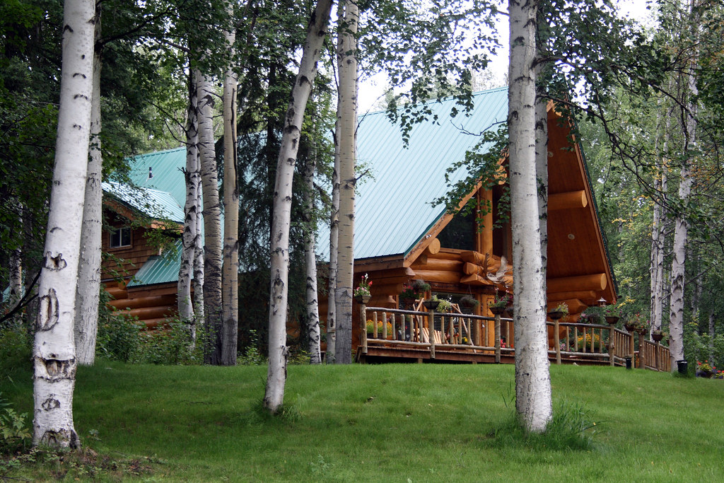 Fairbanks, Alaska Log Home Couldn't get a clearer shot fro… Flickr