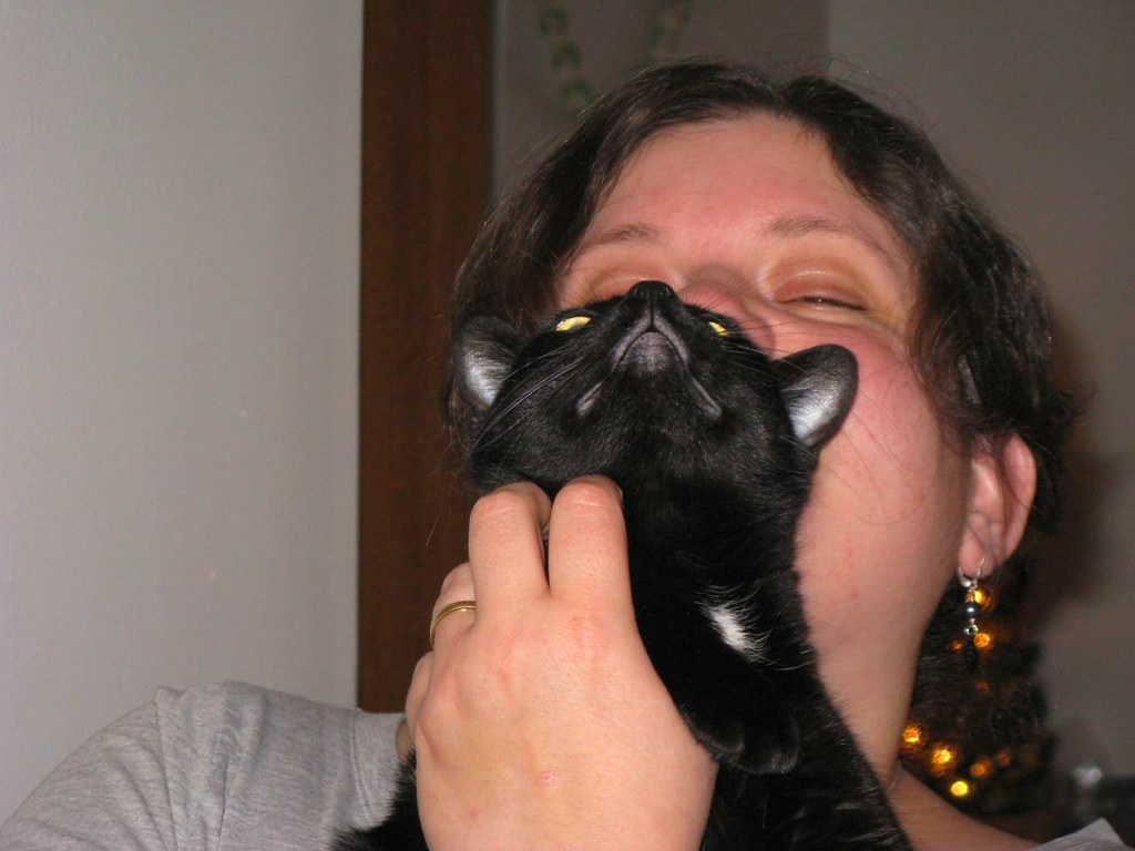 Blissful Chin Rub Parsnip in a snuggly moment. (Yes, yes, … Flickr