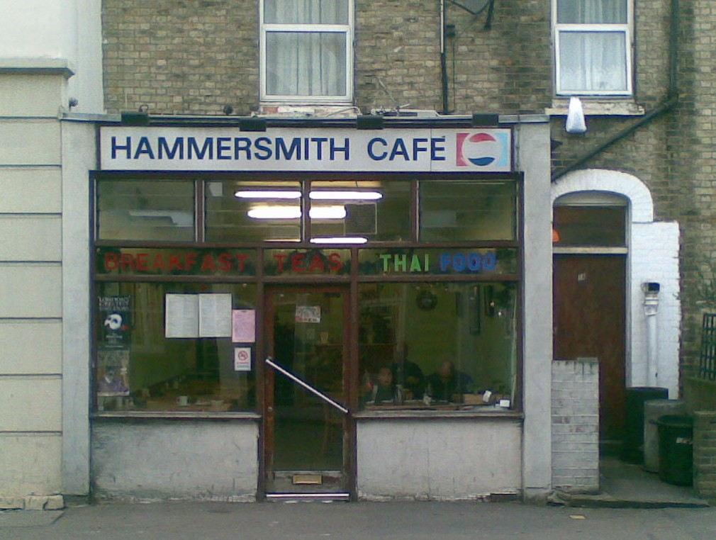 Hammersmith cafe Hammersmith Cafe on RGL bob walker Flickr