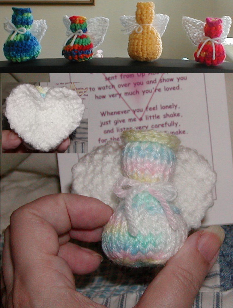 Knit and Crochet Pocket Angels Wee Pocket angels for chari… Flickr