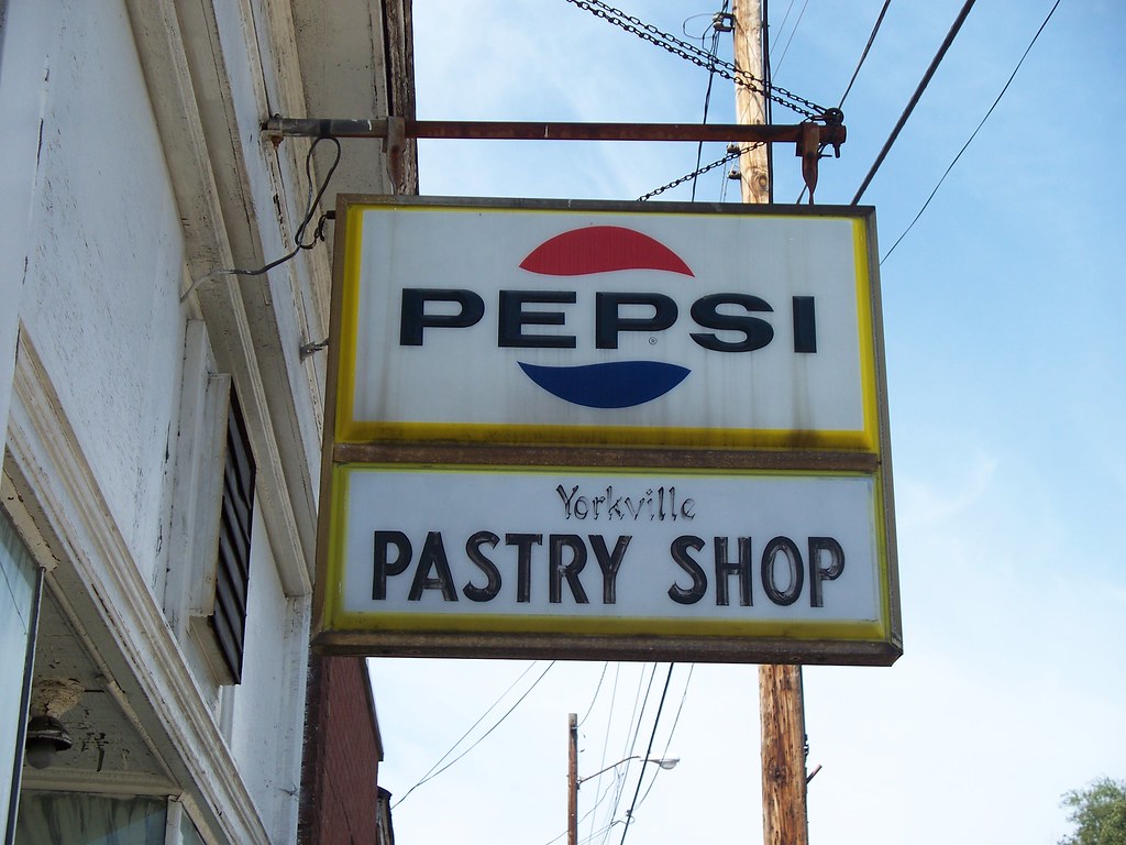OH Yorkville Pastry Shop Pepsi sign for the Yorkville Pa… Flickr