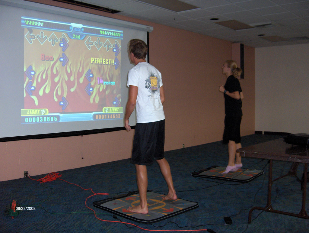 Dance Dance Revolution Yorba Linda Library Game Night Flickr