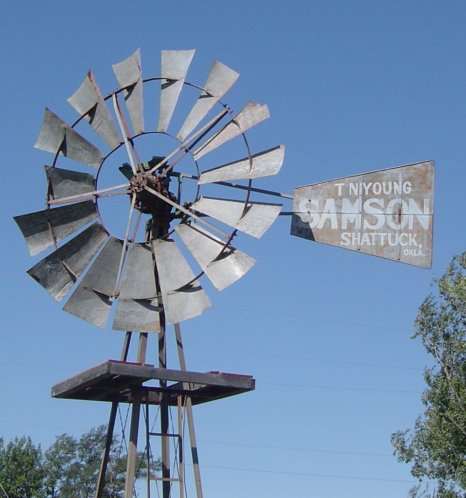 Windmill Exhibit, Shattuck Oklahoma (Finis) vanherdehaage Flickr