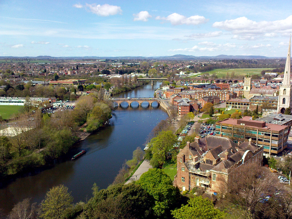 Worcester Worcester as seen from the top of Worcester Cath… Flickr