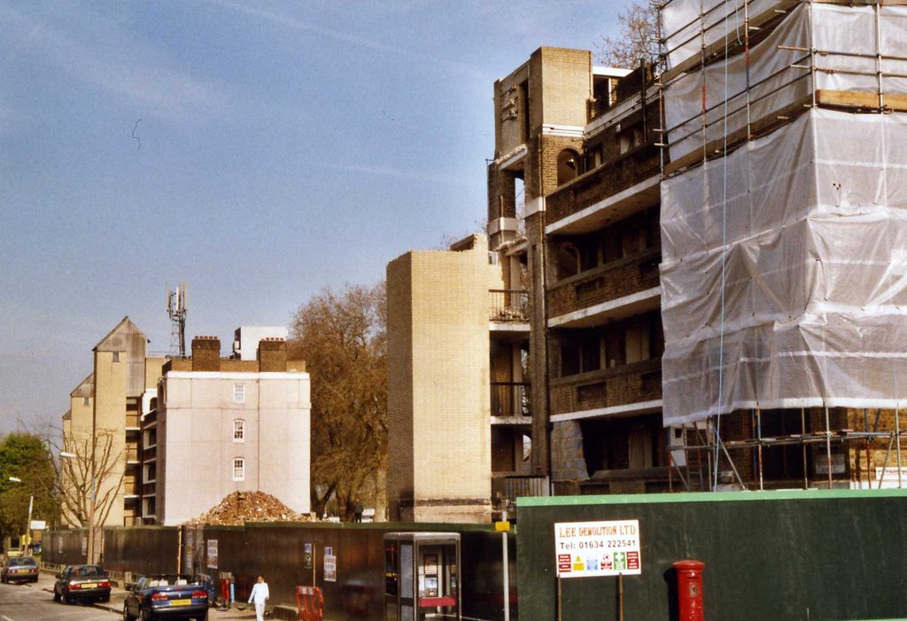 Demolition of flats Southwold Rd E5 April 2004 a photo on Flickriver