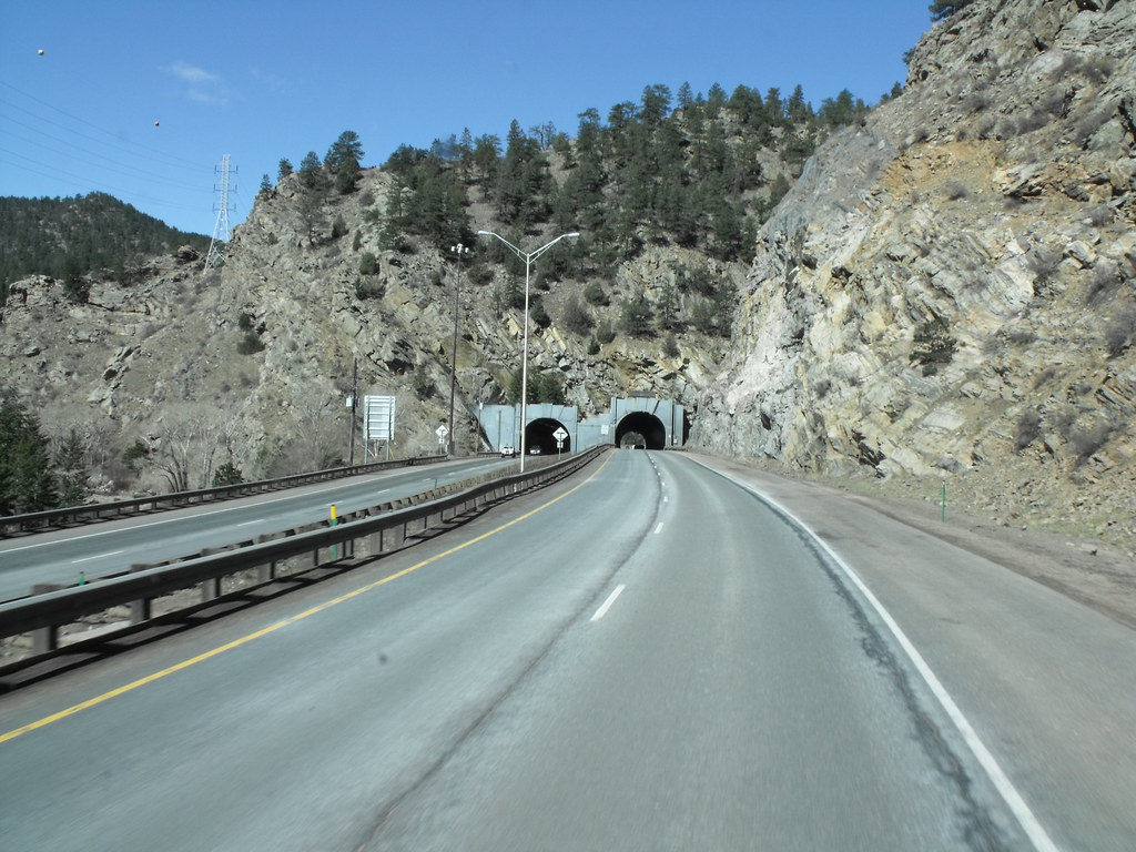 Entering a tunnel on I70 Between Denver and The Eisenhowe… Flickr