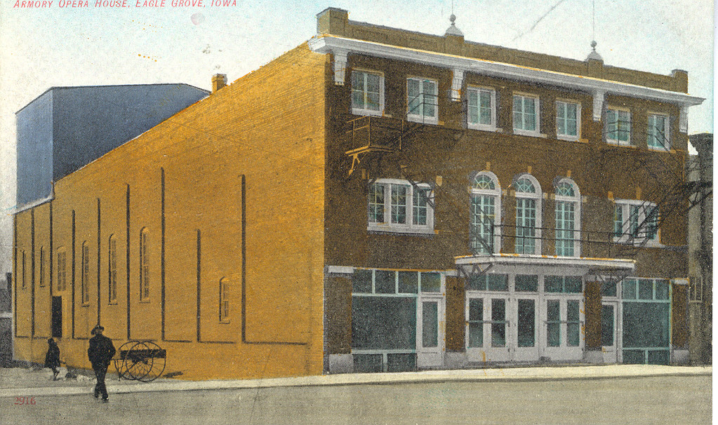 Iowa Opera House, Eagle Grove Armory opera house. photolibrarian