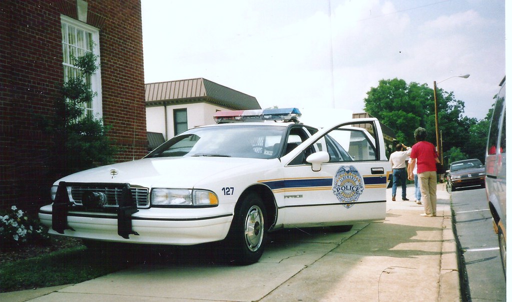 Albemarle, NC police car This 1992 photo shows a Chevy Cap… Flickr