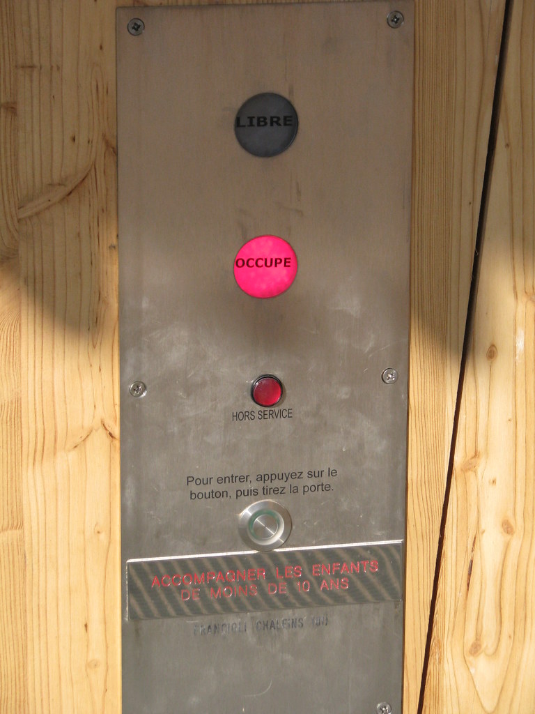 Toilettes Occupé. Parc de la Tête d'or. Les nouveaux wc 20… Flickr