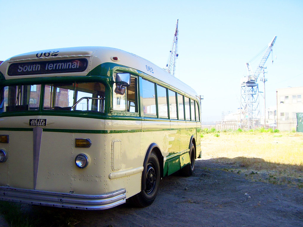 On the Waterfront, 2006 1938 White Bus, preserved by the S… Flickr