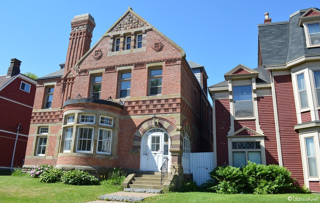 houses of brick and wood Charlottetown, P.E.I.; the