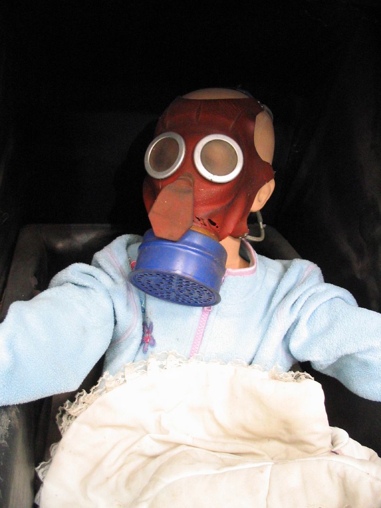 Baby gas mask a photo on Flickriver