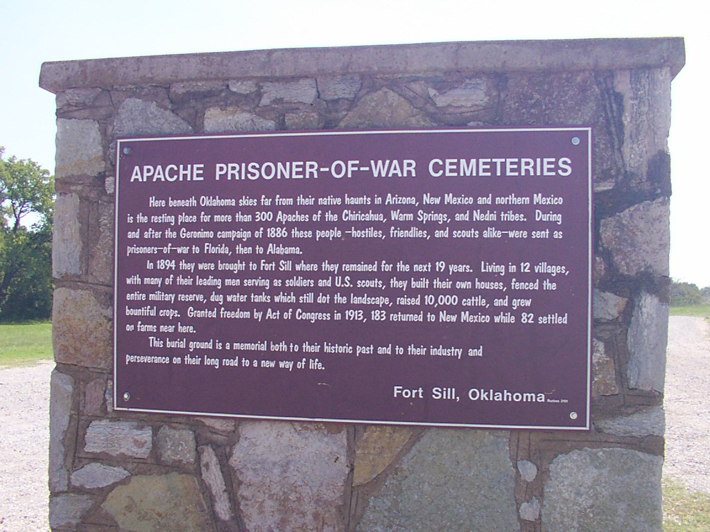 Apache Prisonerof war Cemeteries Fort Sill, OK Flickr