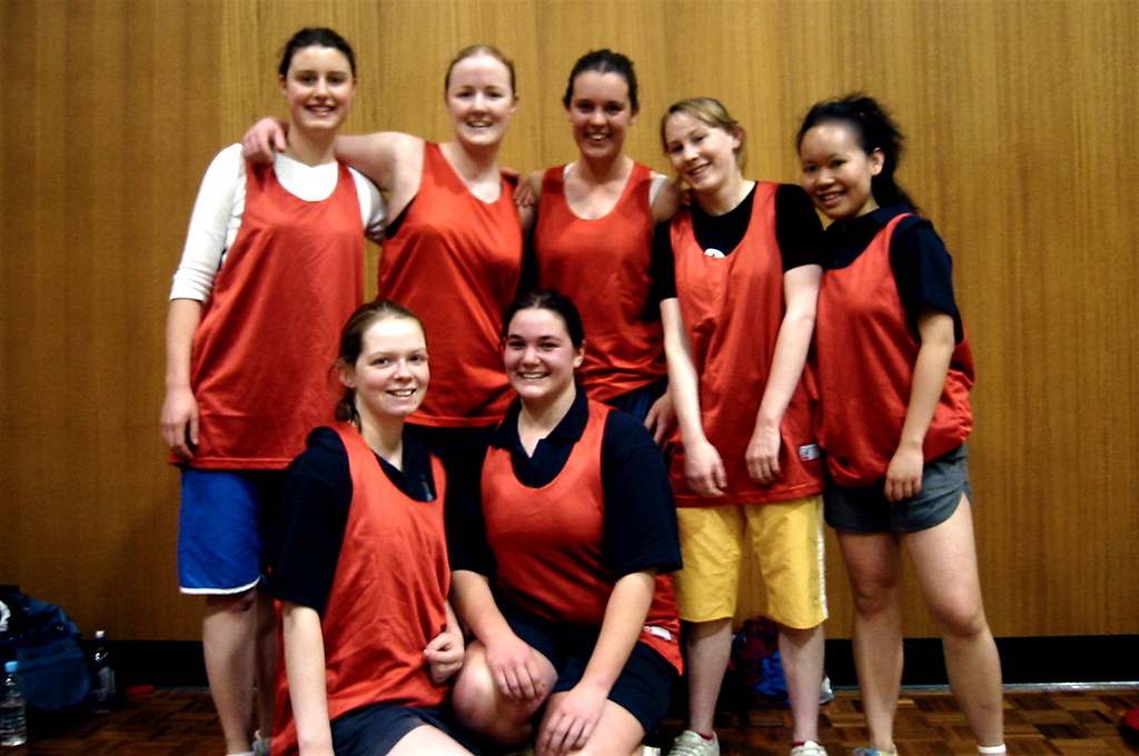 Ridley Girls' Basketball after match with UC free range jace Flickr