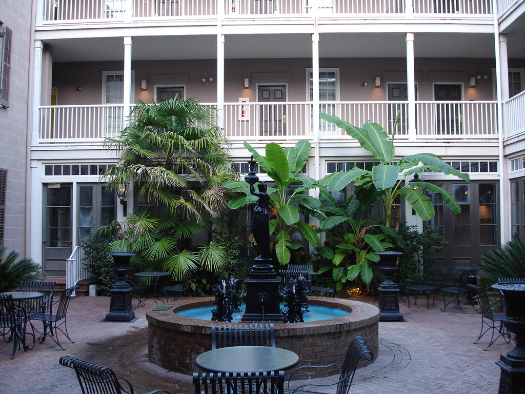 Courtyard at St. James Hotel, Selma AL Ginger Flickr