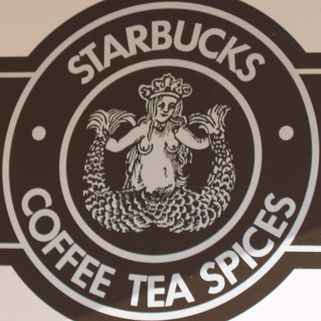 Original Starbucks Logo Prior To The More Pc Version Domin Flickr