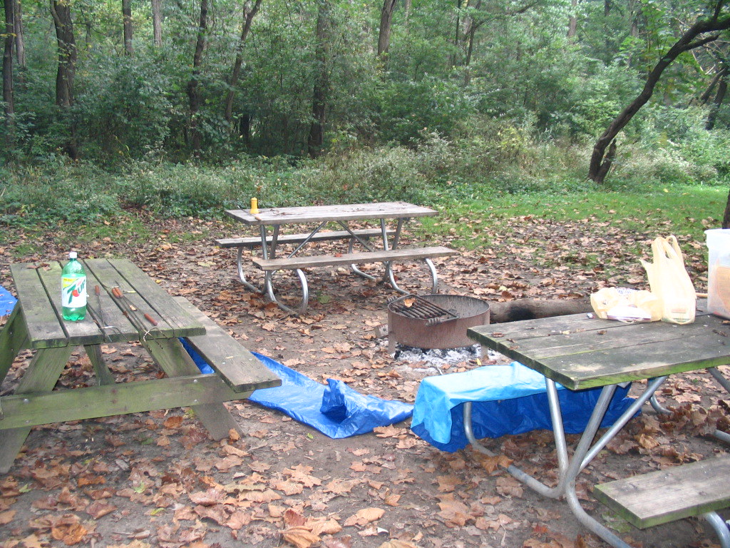 Picnic Area THe picnic area outside our camping area at Hu… Flickr