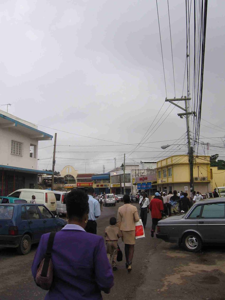 Uptown Mandevillers on their way to work in the morning. lisa_in