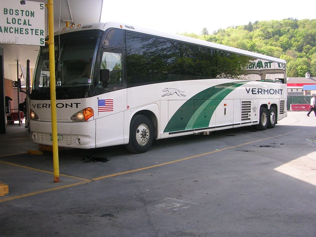 Vermont Lines Bus This photo was taken at White River Junc… Flickr