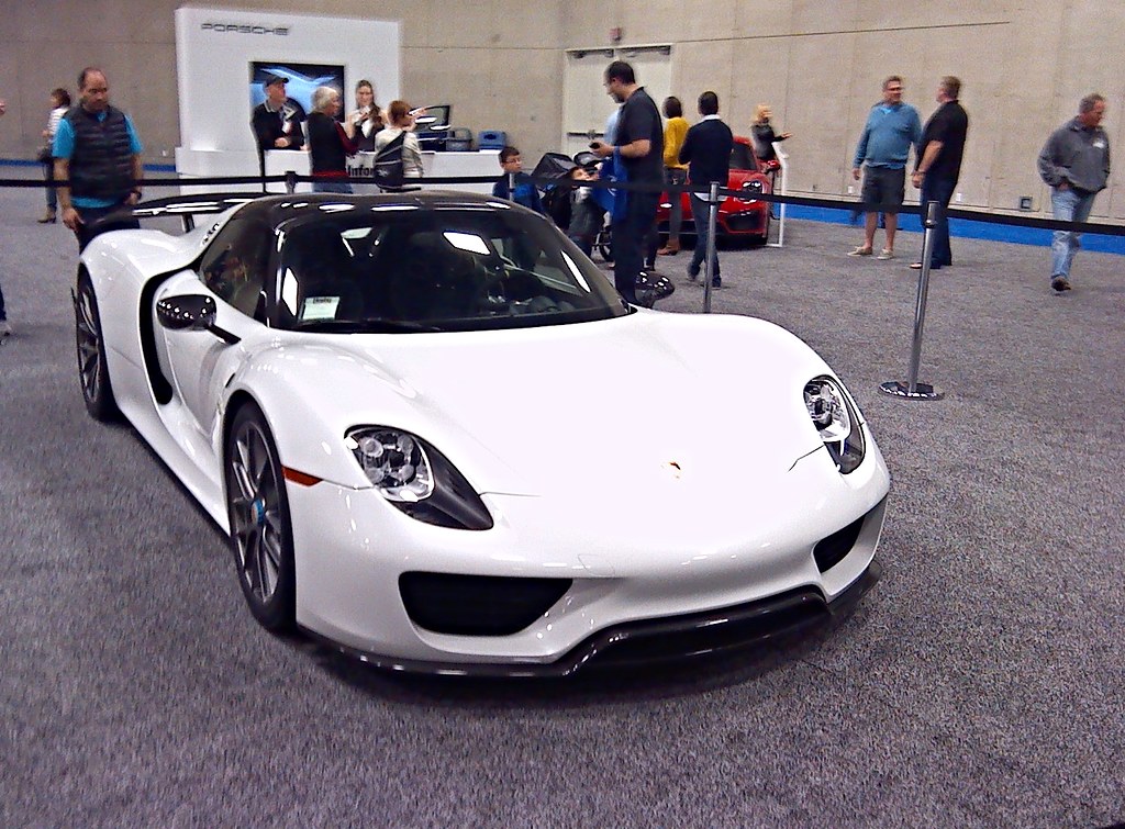 Porsche 918 Spyder At San Diego CA Auto Show Jan. 2015 Alden Jewell