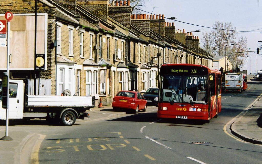 Hackney Wick, First London 236 bus March 2009 X762 HLR Flickr
